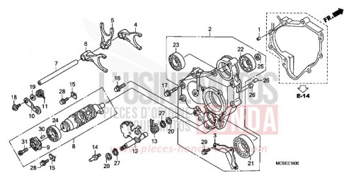 BARILLET DE SELECTION ST1300AE de 2014